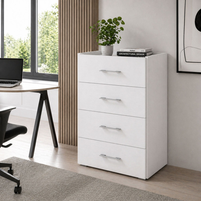 mobile-4-cassetti-arredo-casa-studio-L60xP40xH87-cm-contemporary-bianco-frassinato