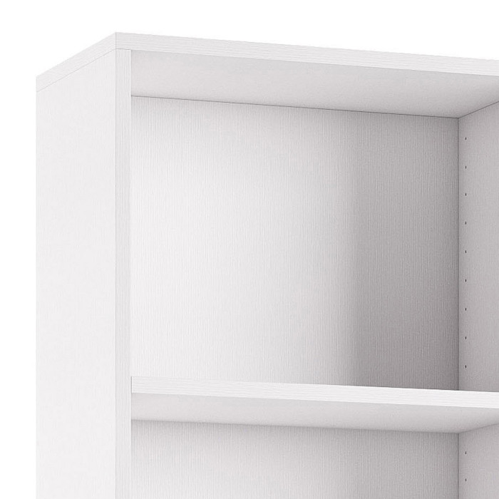 Libreria 5 vani texture 3d L60xP30xH195 cm CONTEMPORARY Bianco