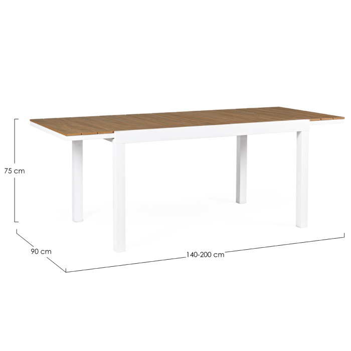 tavolo-elly-alluminio-giardino-140-allungabile-200-bianco-doghe-effetto-legno-teak