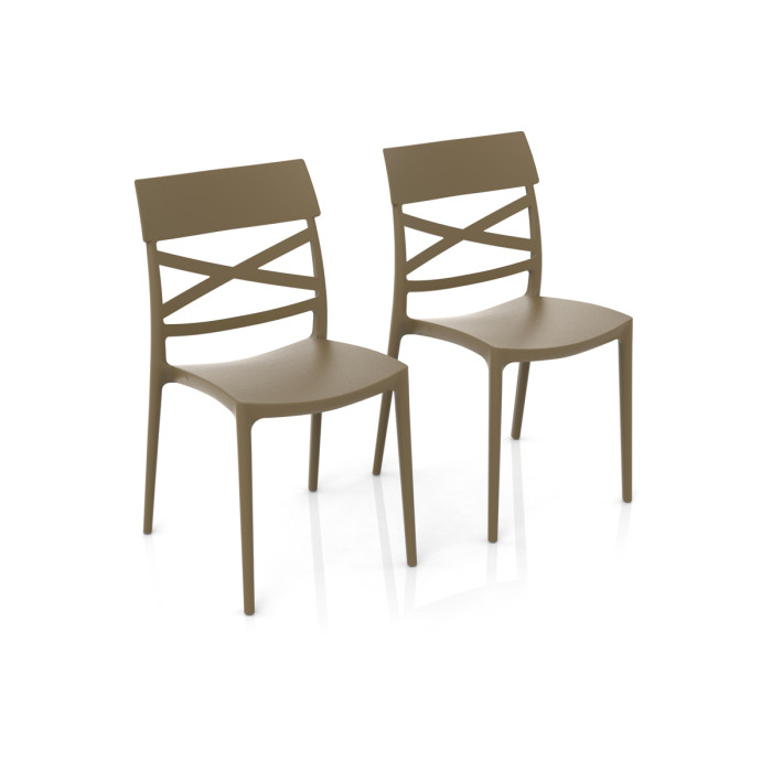 sedie per casa in polipropilene resistenti raggi uv interno e esterno thais corda made in italy