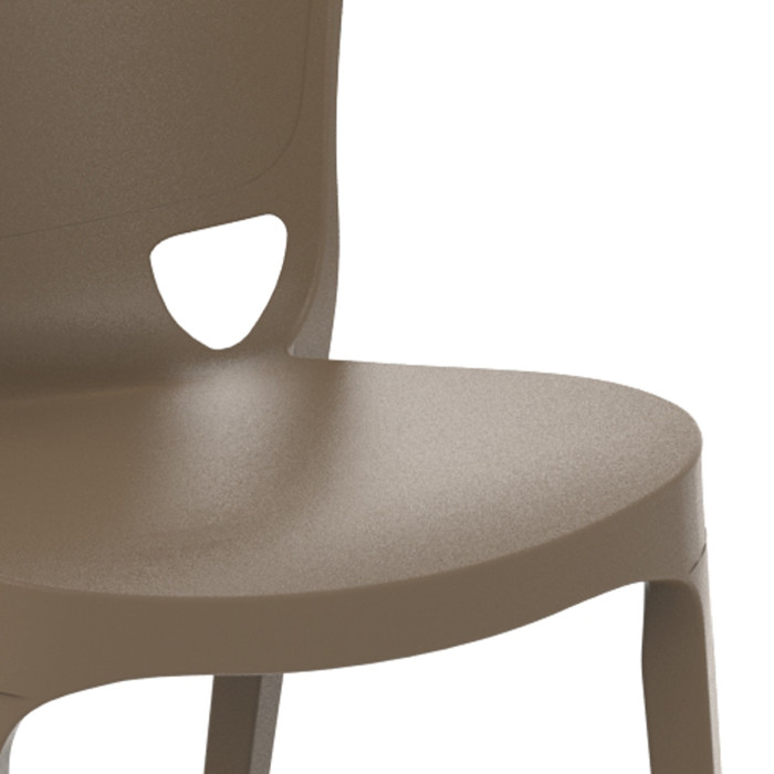 sedie resistenti raggi uv in polipropilene made in italy per interno e/o esterno johan tortora