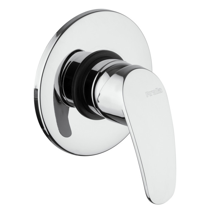 Rubinetto doccia incasso in ottone cromato