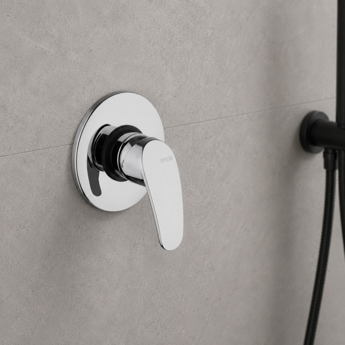 Miscelatore monocomando doccia incasso cromato