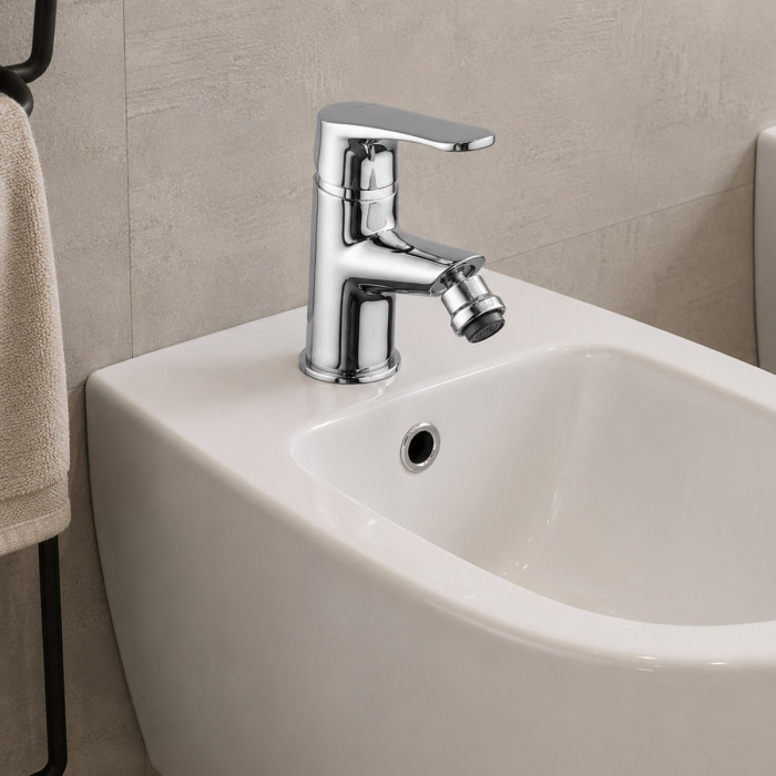 ATTILA - Miscelatore bagno bidet in ottone cromato