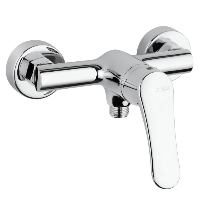 ATTILA - Miscelatore bagno esterno doccia in ottone cromato