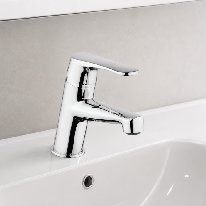 ATTILA - Miscelatore bagno lavabo in ottone cromato
