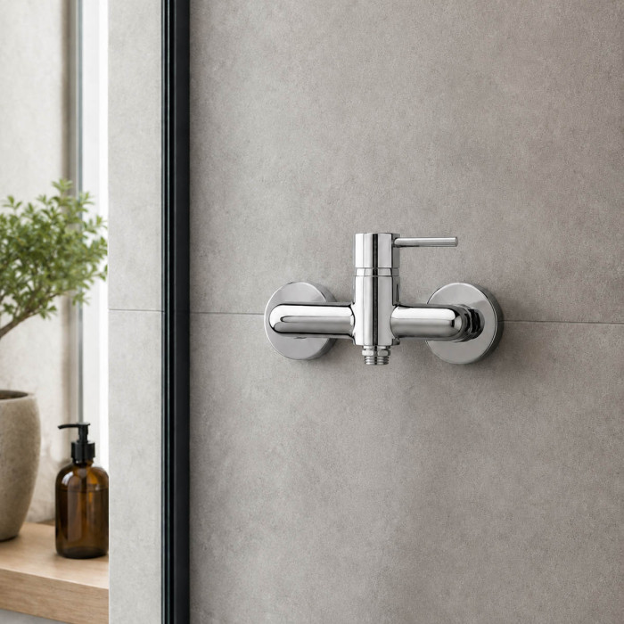 Miscelatore-monocomando-esterno-doccia-in-ottone-cromo-essenza