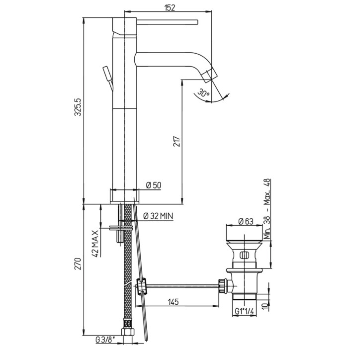 miscelatore-lavabo-alto-essenza-cromo-lucido-bagno-minimal