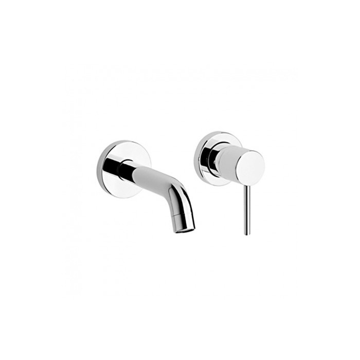 Miscelatore-lavabo-muro-senza-piastra-Essenza-cromo-lucido-made-in-italy