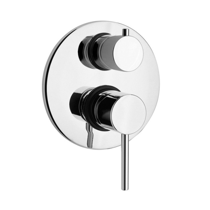 Miscelatore-monocomando-incasso-doccia-2-vie-ottone-cromo-lucido-essenza