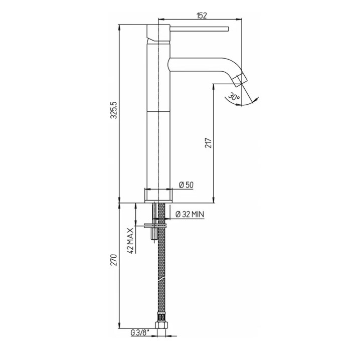 miscelatore-lavabo-alto-essenza-nero-opaco-bagno-minimal
