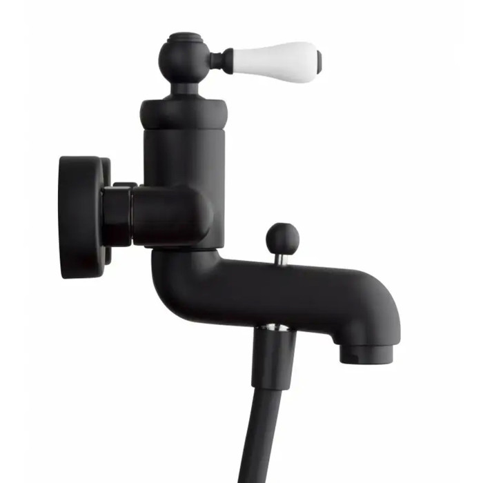 COMO - Miscelatore bagno esterno vasca Nero opaco