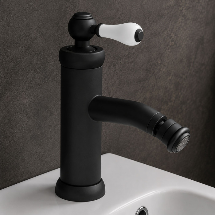 COMO - Miscelatore bagno bidet Nero opaco