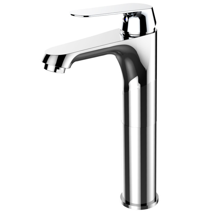 Miscelatore lavabo alto Kellertaps con scarico click-clack SKY cromo