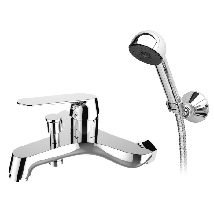 Miscelatore vasca Kellertaps con kit doccetta SKY cromo