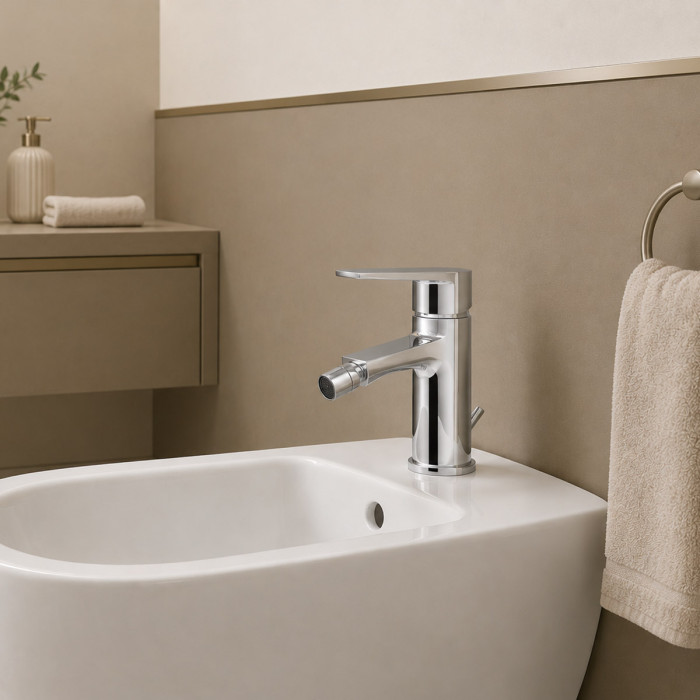 Miscelatore bidet con scarico automatico Kellertaps WINTER cromo