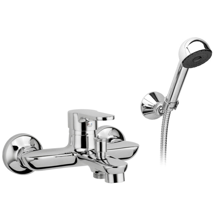 Miscelatore vasca con kit doccetta Kellertaps  WINTER Cromo