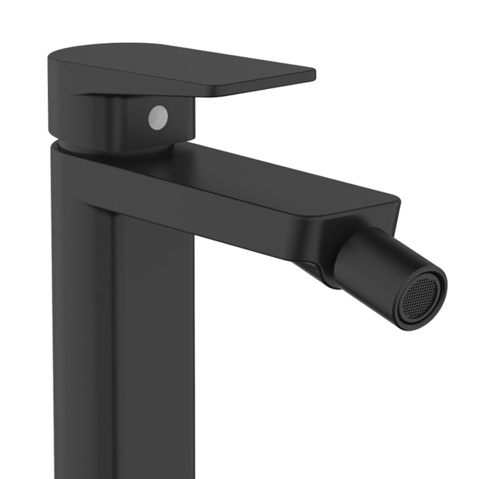 Miscelatore bidet piletta di scarico click clack PLAN Nero opaco