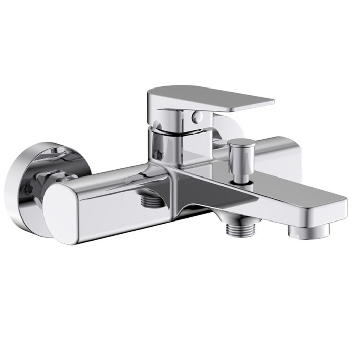 Miscelatore esterno vasca con duplex  modello Plan cromo