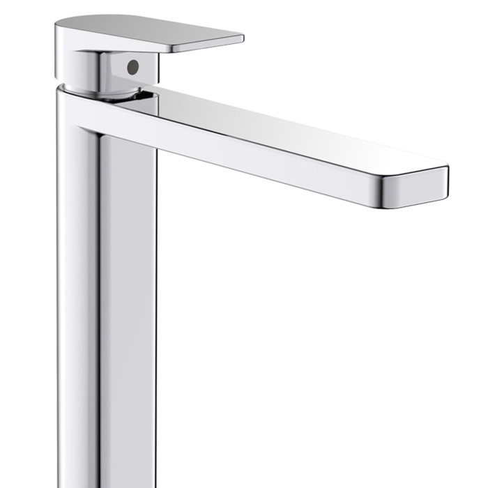 Miscelatore Lavabo alto con piletta di scarico click clack modello Plan cromo