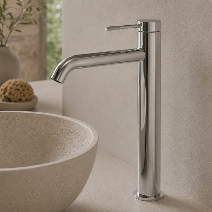 Miscelatore lavabo alto con piletta di scarico METRO