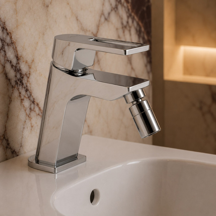 Miscelatore bidet Jacuzzi piletta click-clack TWILIGHT OPEN