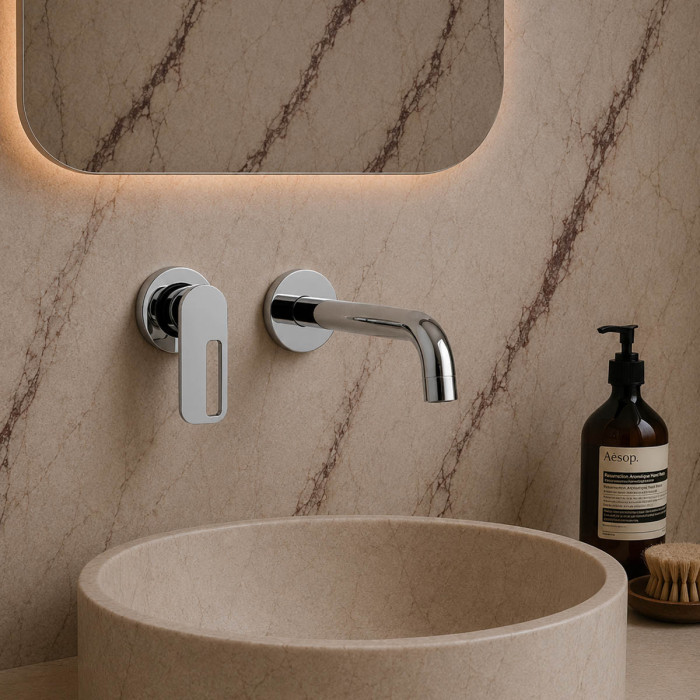 Miscelatore lavabo a muro Jacuzzi TWILIGHT OPEN