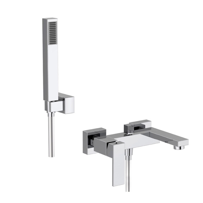 Miscelatore esterno vasca con shower set mod. Quablo