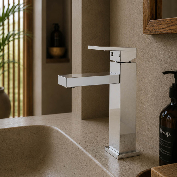 Miscelatore lavabo piletta click clack QUABLO