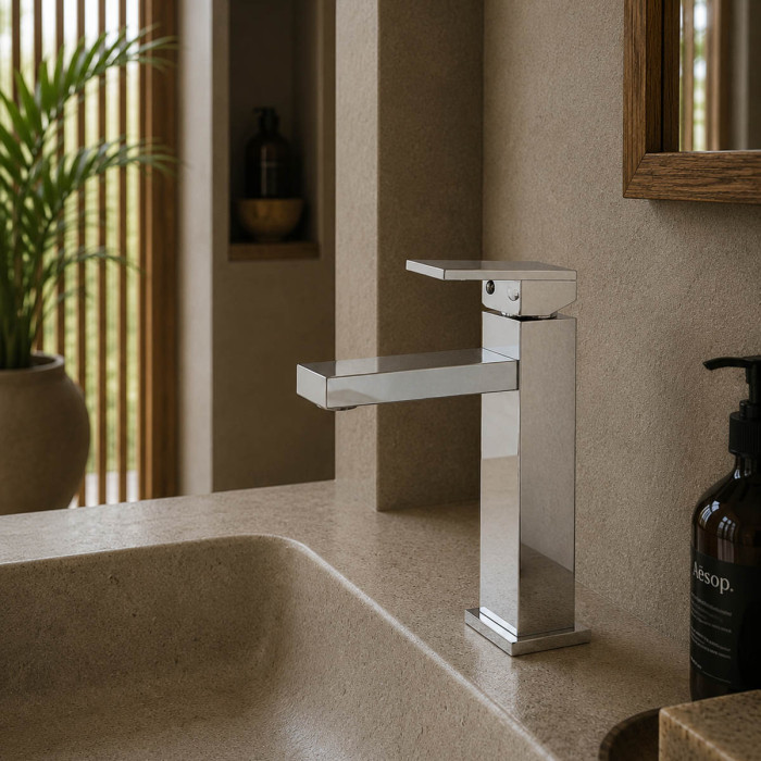 Miscelatore lavabo piletta click clack QUABLO