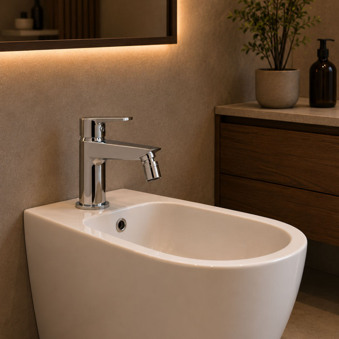Miscelatore bidet monocomando marca Piralla Mod. Baci