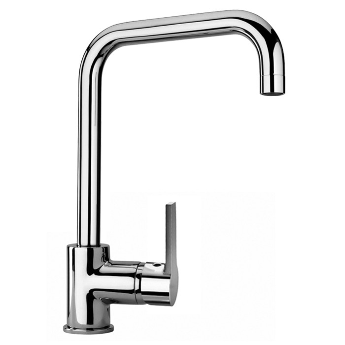 Miscelatore monocomando da lavello o lavatoio canna alta Marca Piralla Mod. Baci