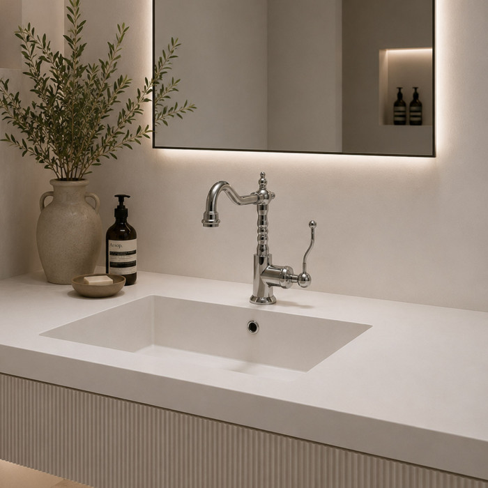 Miscelatore lavabo monocomando marca Piralla Mod. Duke