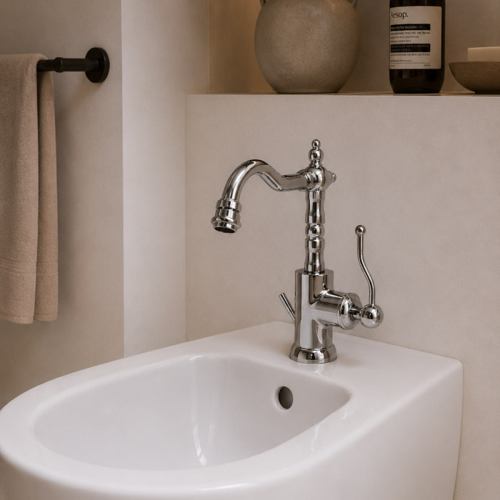 Rubinetto monocomando bidet marca Piralla Mod. Duke