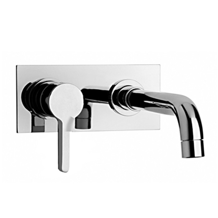 Miscelatore lavabo a muro Piralla Mod. Abbracci