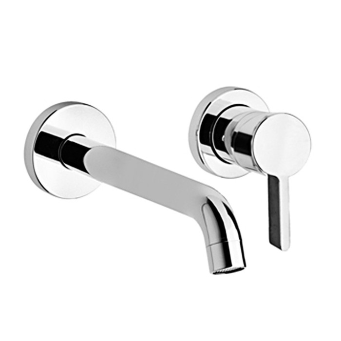 Miscelatore lavabo a muro Piralla Mod. Abbracci
