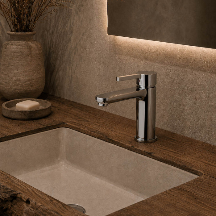 Miscelatore monocomando lavabo marca Piralla Mod. Abbracci
