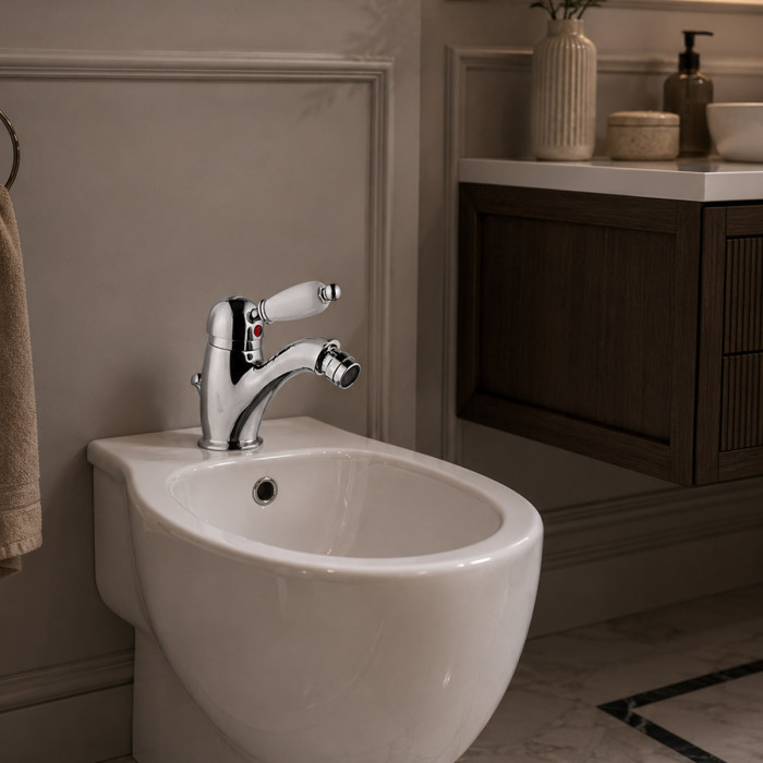 Miscelatore bidet monocomando marca Oioli Mod. Retrò