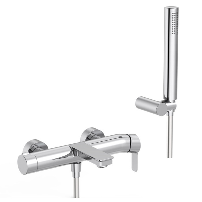 Miscelatore esterno vasca con shower set mod. Brezza