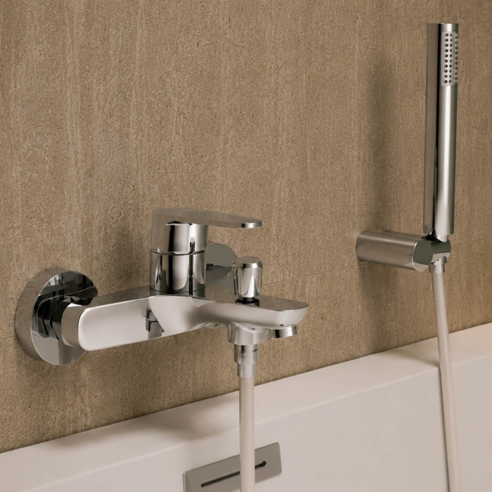 Miscelatore esterno vasca con shower set mod. Oceano