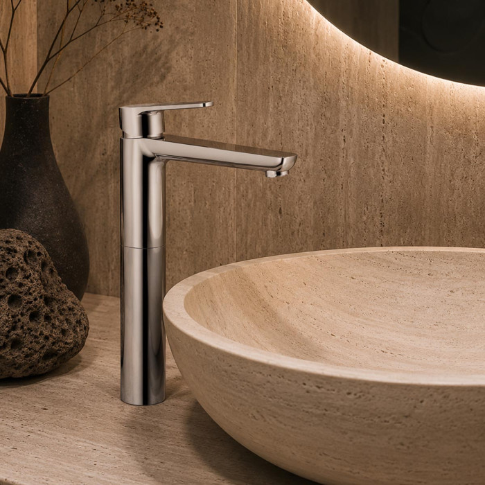Miscelatore rubinetto lavabo alto Mod. Oceano