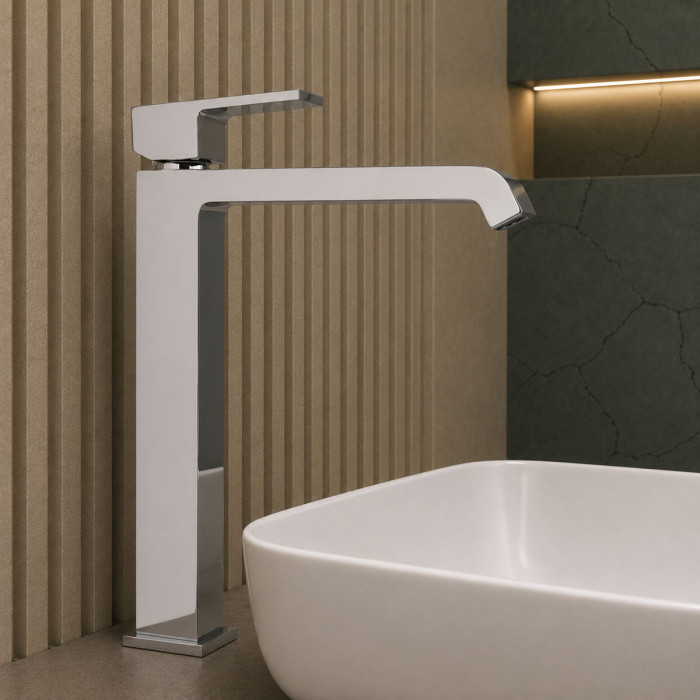 Miscelatore monocomando lavabo alto marca Piralla Mod. Sorgente