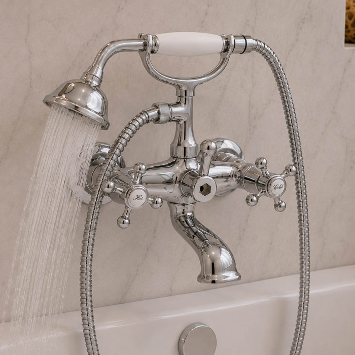 Miscelatore gruppo esterno vasca cromo mod. Liberty