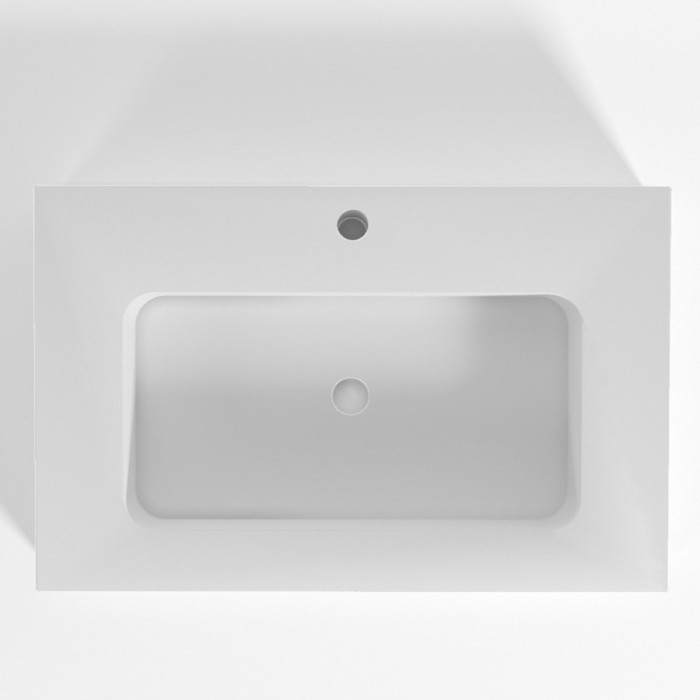 Lavabo sospeso marmoresina bianco Made in Italy