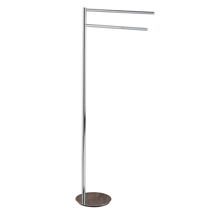 Piantana porta asciugamani lavabo in allumionio cromato mod. Hoop