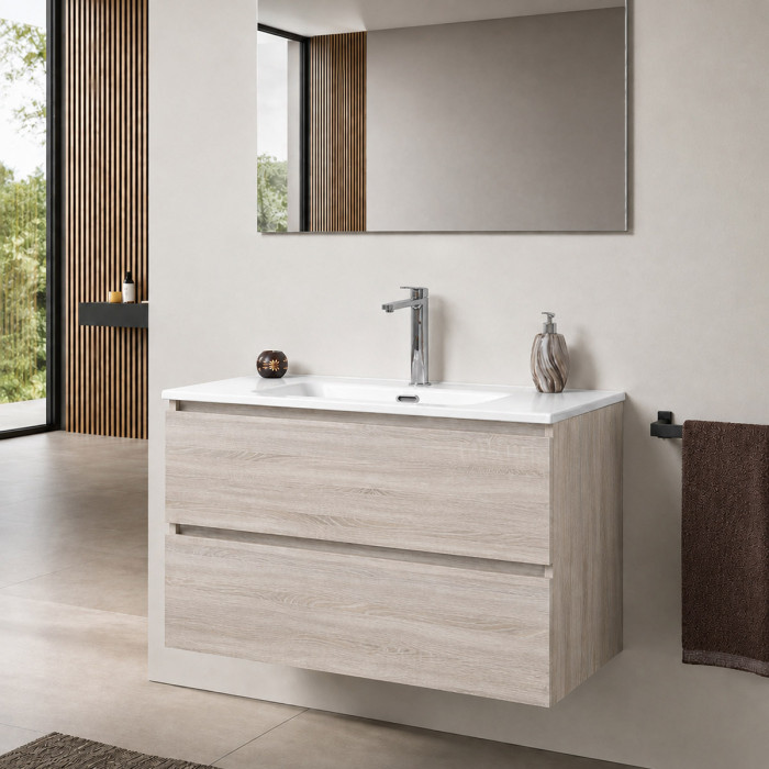 Mobile bagno moderno da 100 cm Made in Italy