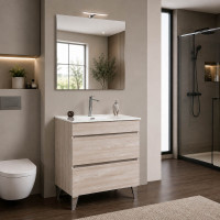 Mobile bagno Musa 100 cm finitura Olmo completo