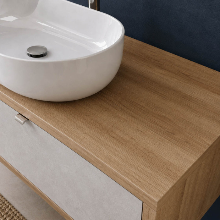 Dettaglio cassetto mobile bagno DOMUS 110 cm