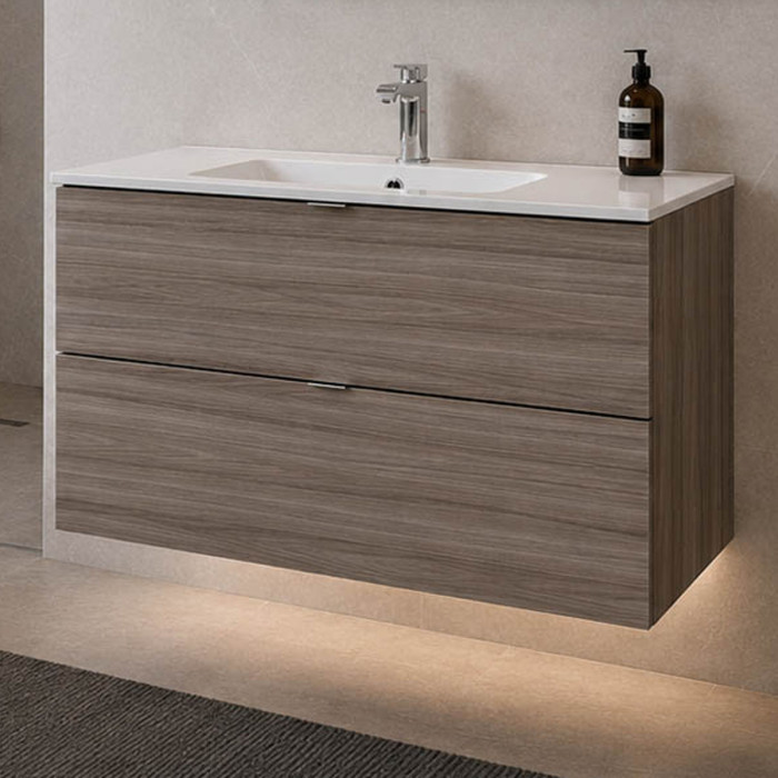 Mobile bagno ANDRÈ Rovere Matrix con 2 cassetti soft close