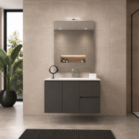 Mobile bagno sospeso GIULIA 80 cm talpa con lavabo